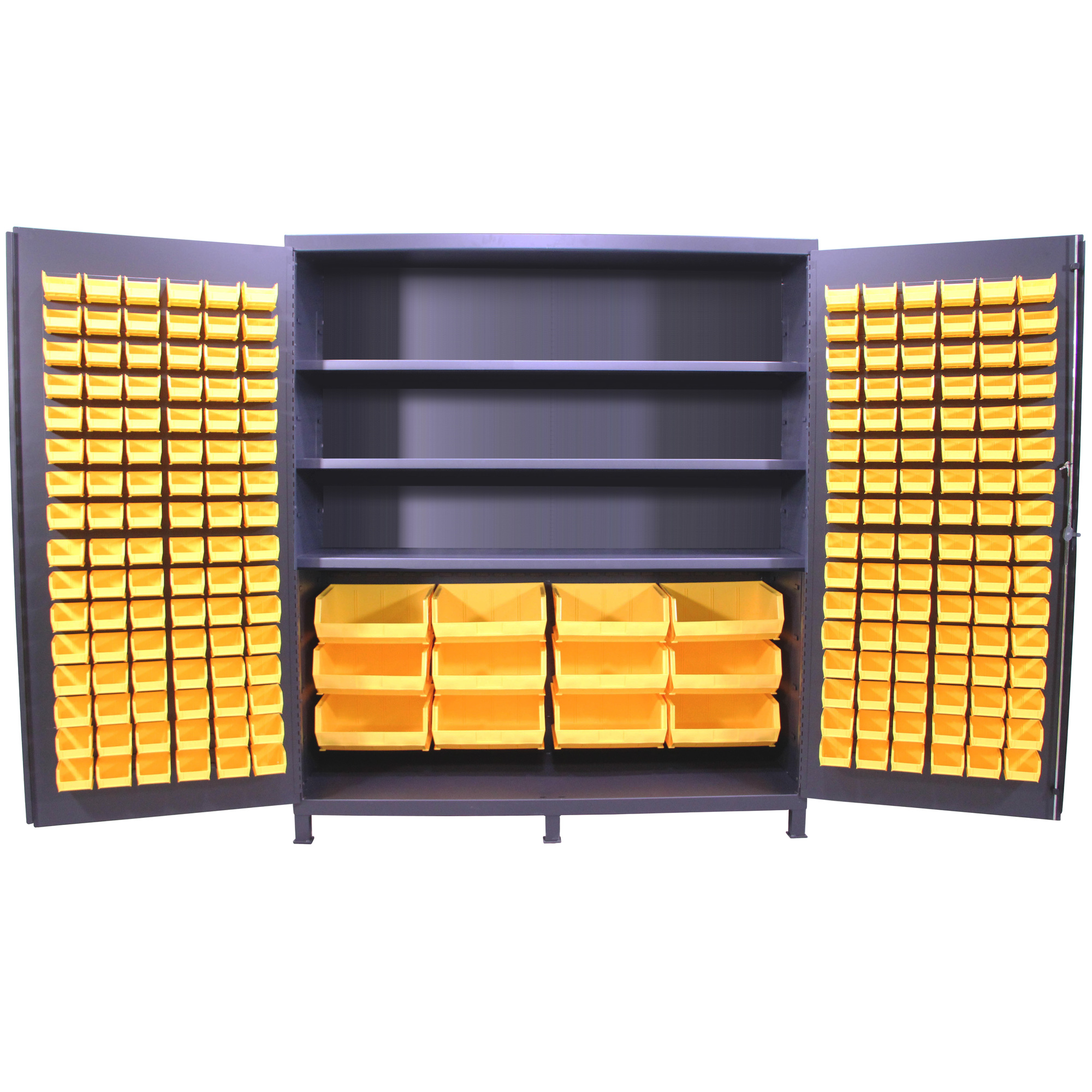 Valley Craft, Bin Shelf Cabinet, Height 84 in, Width 72 in, Bins Included (qty.) 204 Model# F85869A6